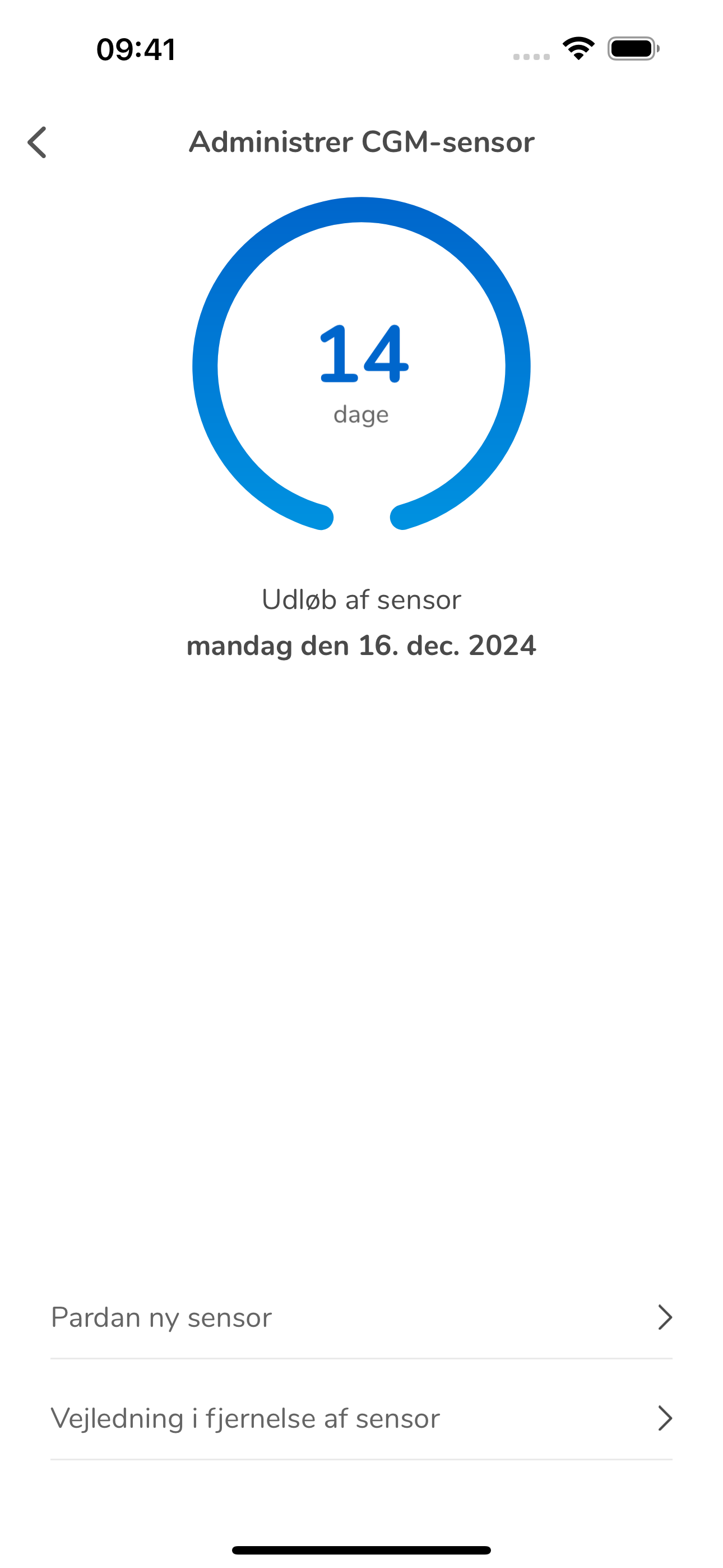09_04_Manage CGM Session 14 days remaining