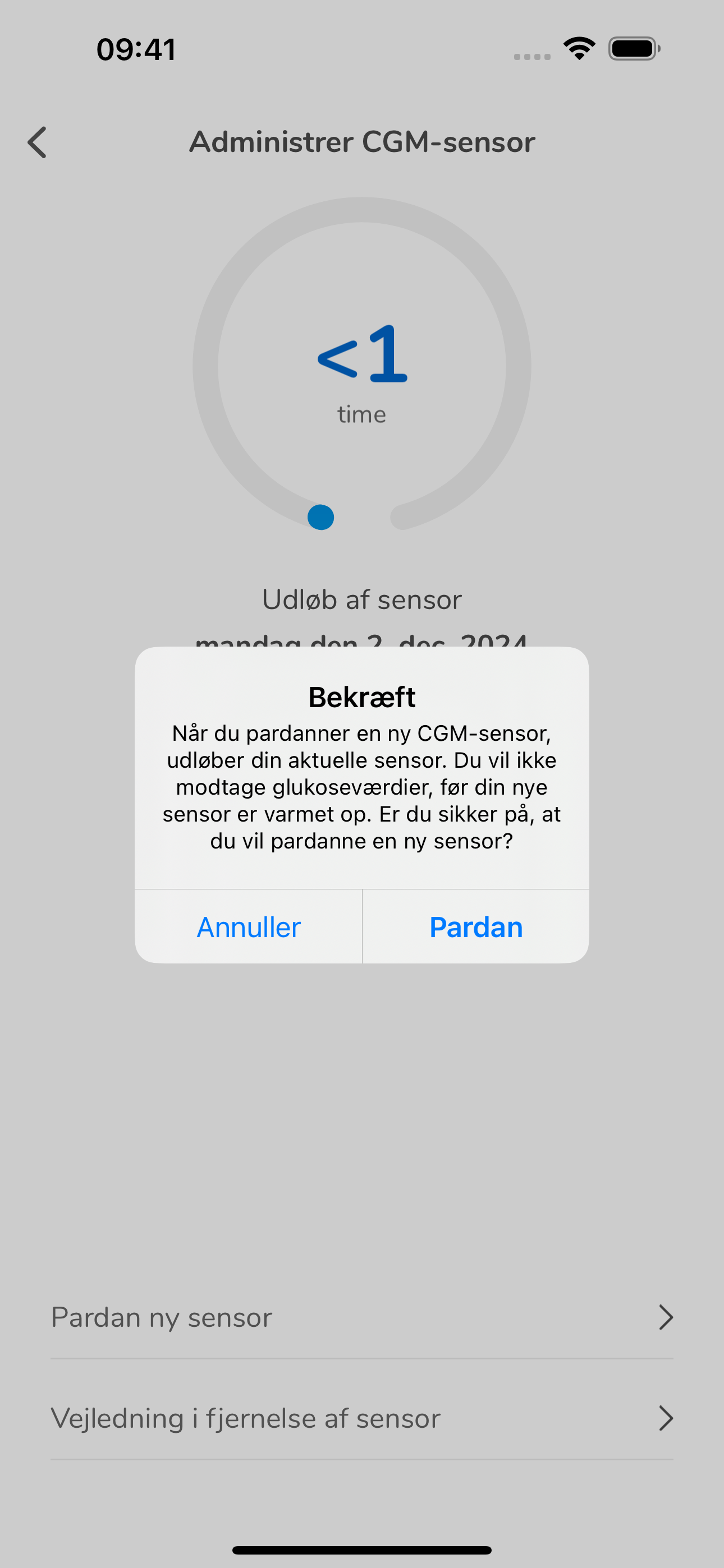 09_07_Manage CGM Confirm Pair New Sensor