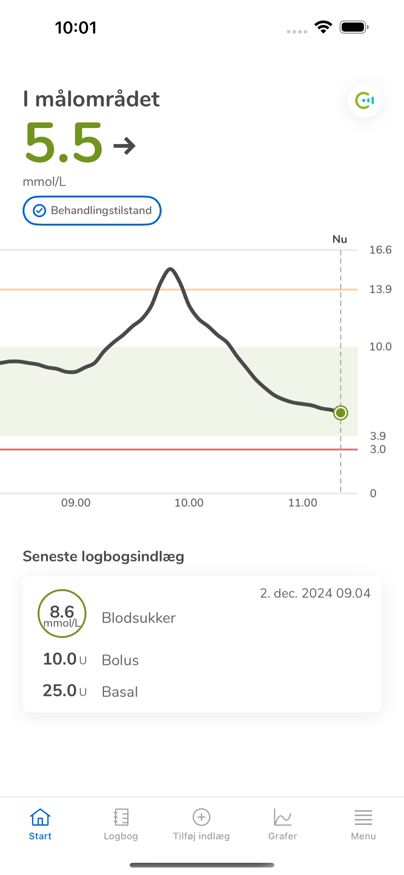 33_01_HomeDashboardWithLogbookEntriesInRangeMmoll_ID48