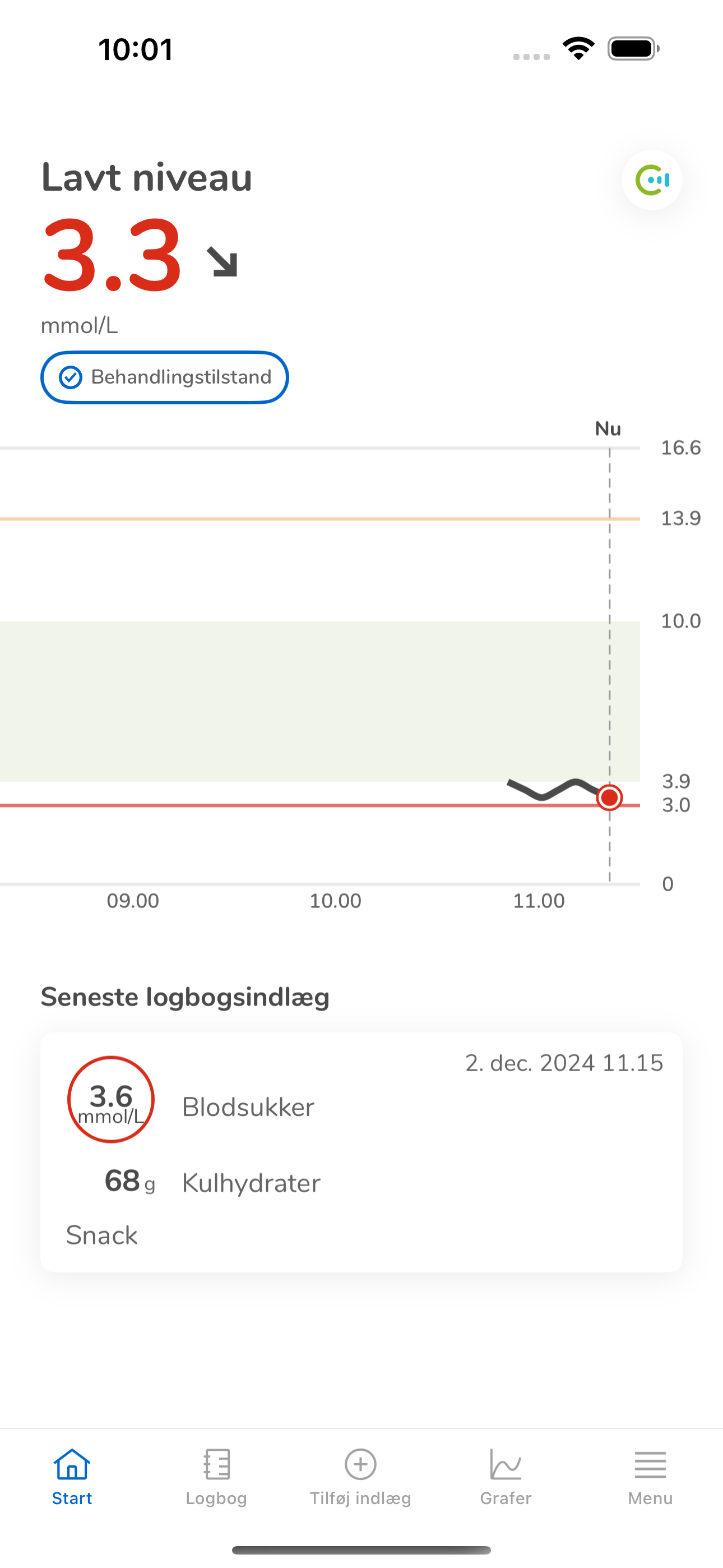 33_03_HomeDashboardWithLogbookEntriesLowMmoll_ID48