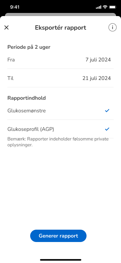 Export report